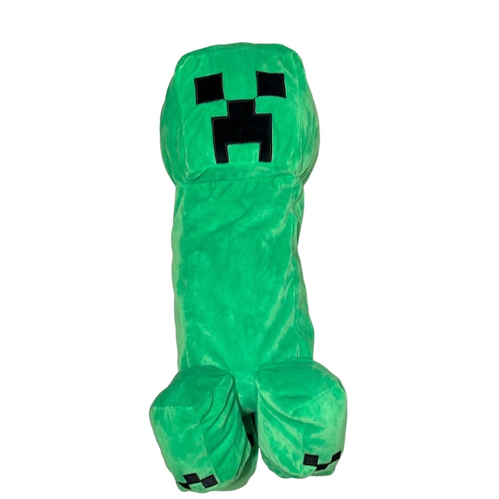 Minecraft Creeper Official Green Plushie Pillow 2022 By Mojang Studios